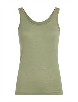 Icebreaker Women's Merino Blend 150 Siren Tank - Lichen - Uld-top